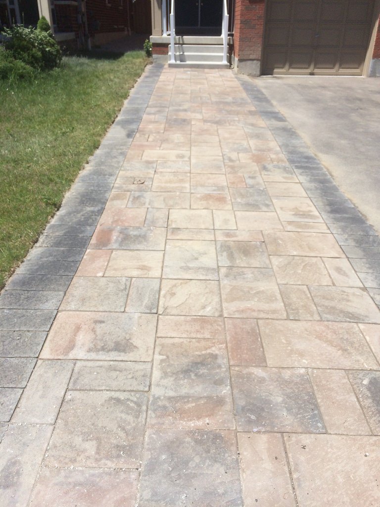 Interlock driveway extension Centertown way Mississauga