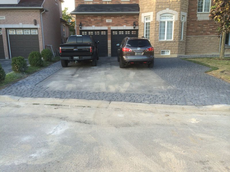 Interlock Driveway Extension After Tremblant Crt Mississauga