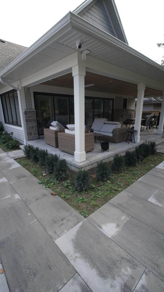 Combine Interlock or Concrete with Green Elements